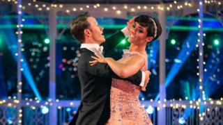 Kevin Clifton and Frankie Bridge