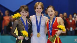 Sarah Hughes wins gold.
