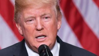 US President Donald Trump