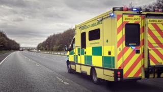 An ambulance