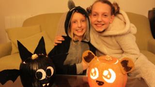 Edie and Mia's pumpkin