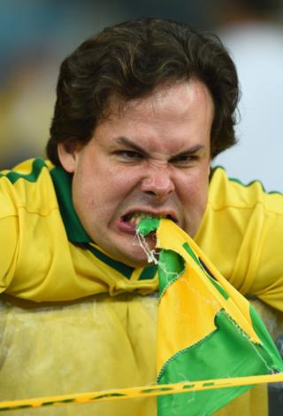 Brazil fan unhappy