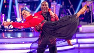 Melvin Odoom and Janette Manrara