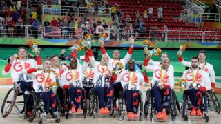Para GB men's wheelchair basketball team