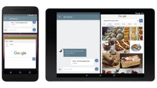 Android N brings cut up-screen multitasking apps