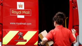 Royal Mail postal worker