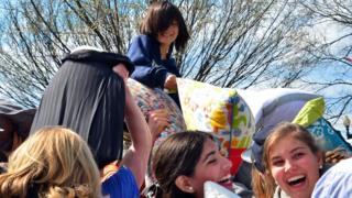 Pillow fight