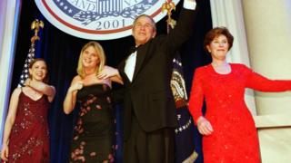 Before the Obamas moved in, President George W Bush lived in the White House with his wife and their twin daughters Barbara and Jenna. When Sasha and Malia Obama moved in, the Bush girls wrote them a letter of advice which included, "Slide down the banister of the solarium, go to T-ball games, have swimming parties, and play Sardines on the White House lawn."