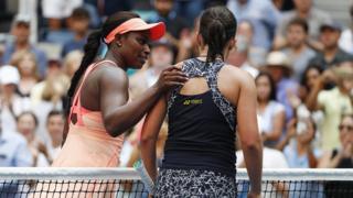 Sloane Stephens and Anastasija Sevastova