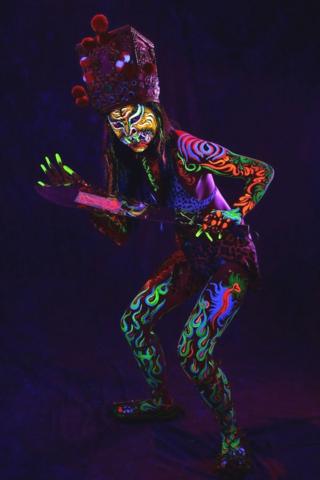 Fluorescent Tiger