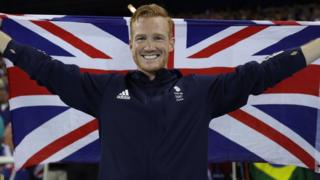 Greg Rutherford after winning bronze