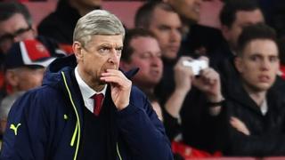 Manager Arsene Wenger not looking happy