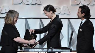 Becky Martin receives award DGA
