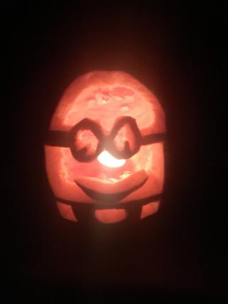 Minion pumpkin