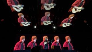 Ed Sheeran at Glastonbury