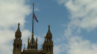 Flag over Parliament