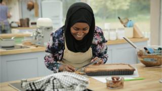Nadiya in Bake Off