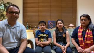 The Patel family in London