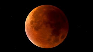 A lunar eclipse coincides with a 'supermoon' in September.