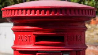 A Royal Mail post box