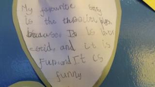 Reuben's first choice is The Three Little Pigs.