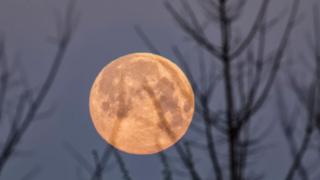 supermoon in China