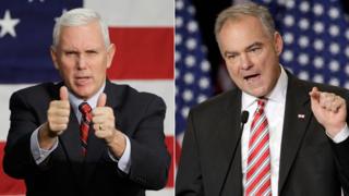 Mike Pence and Tim Kaine