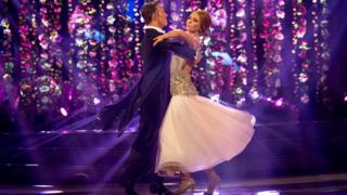 Stacey Dooley-and-Kevin-Clifton-performing-the-Viennese-Waltz.
