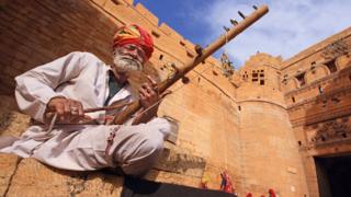 Jaisalmer Fort in Rajasthan, India.