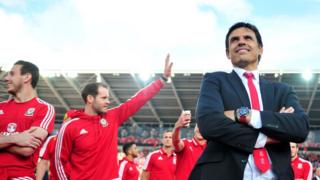 Wales's manager Chris Coleman