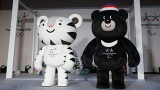 Mascots of the 2018 Olympic and Paralympic Winter Games