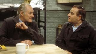 Peter Vaughan and Ronnie Barker in Porridge