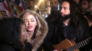 Madonna in Paris