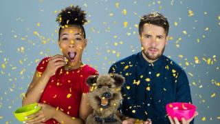 Yasmin, Jonny and Hacker T. Dog