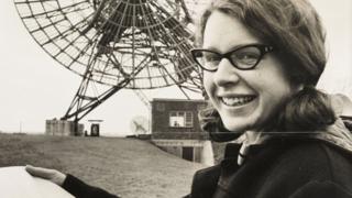 A young Jocelyn Bell in 1968.