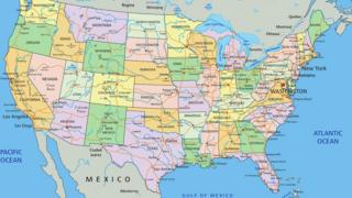 US map
