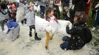 pillow fight