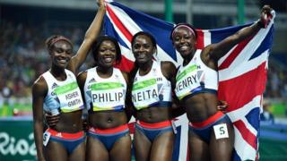 Women's 4x100m relay race
