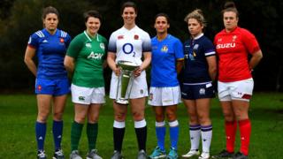 The women's six nations captains