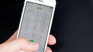 Close up of phone keypad