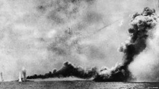 HMS Lion and HMS Queen Mary