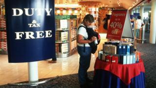 Вывеска duty free