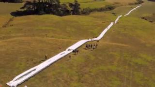 World’s longest inflatable slide