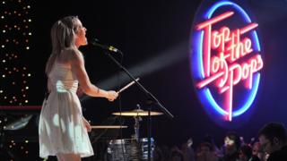 Ellie Goulding performs on a special Top of the Pops