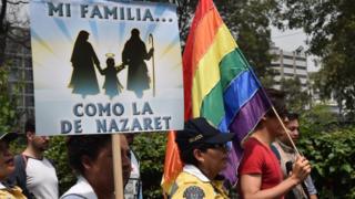 Mexico Thousands Protest Against Same Sex Marriage Proposal BBC News