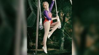 Betty Goedhart, the oldest trapeze artist