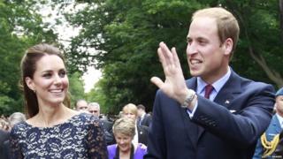 The Duchess and Duke of Cambridge on their first trip to Ottawa, Canada