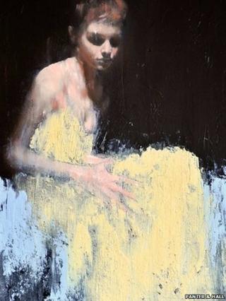 Painting from Mark Demsteader's Emma exhibition at London's Panter & Hall gallery