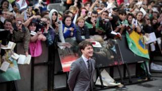 Daniel Radcliffe at the Harry Potter and the Deathly Hallows: Part 2 premiere