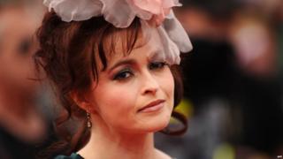 Actress Helena Bonham-Carter who plays Bellatrix Lestrange